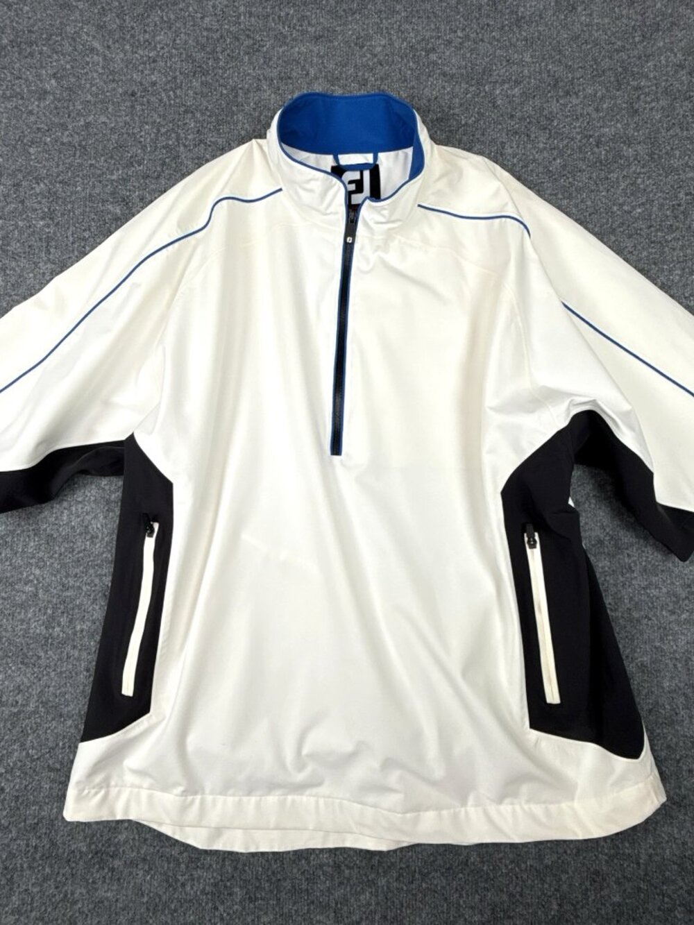 FootJoy Tour Collection Golf Wind Jacket Half-Zip Men's XXL White